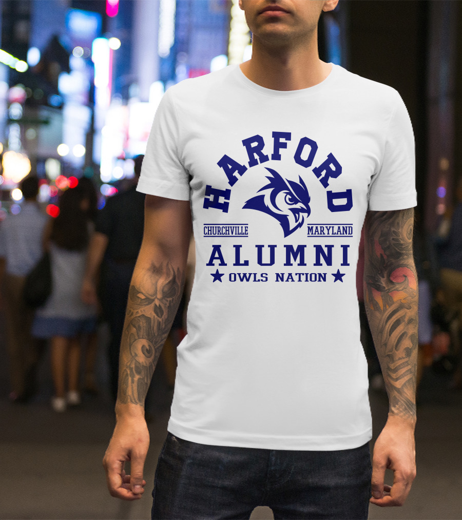Harford Alumni Owls Nation Churchville Maryland T-Shirt