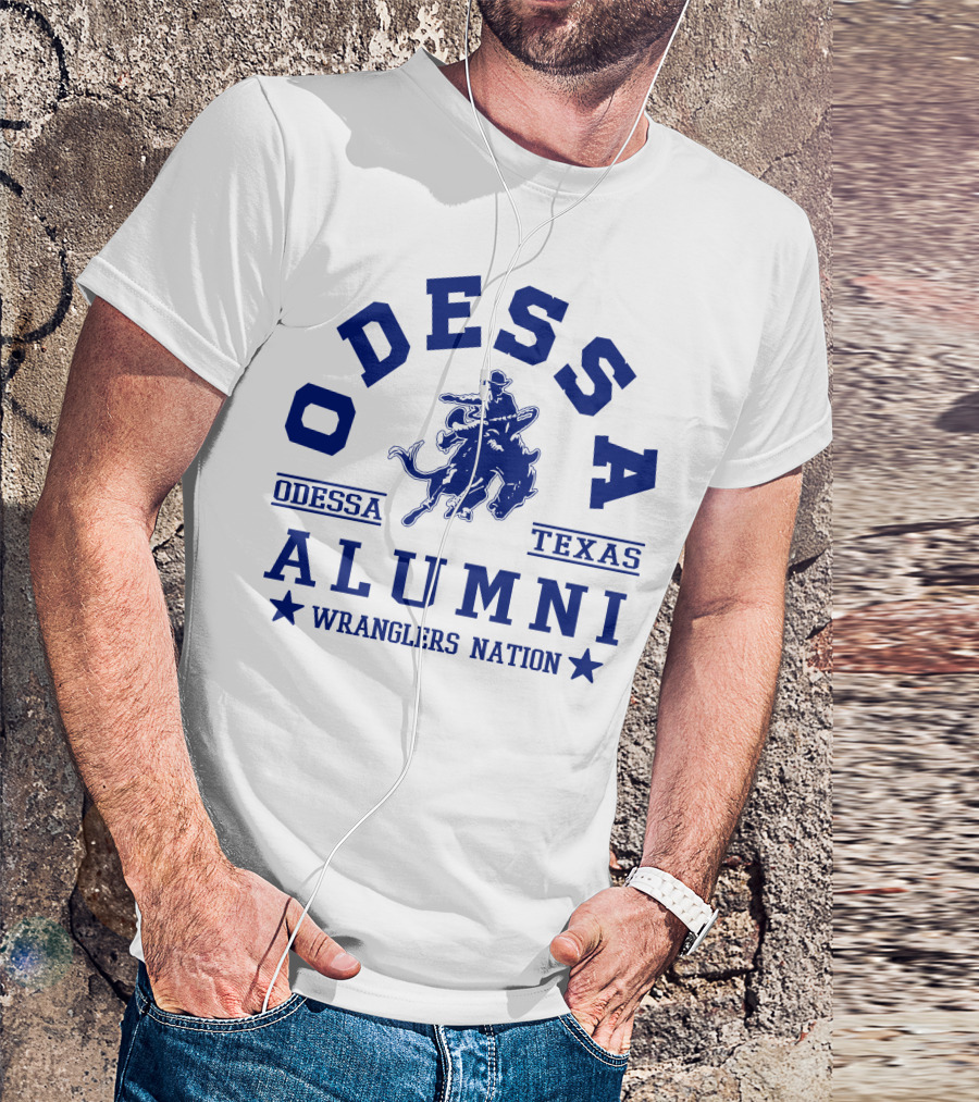 Odessa Texas Alumni Wranglers Nation T-Shirt