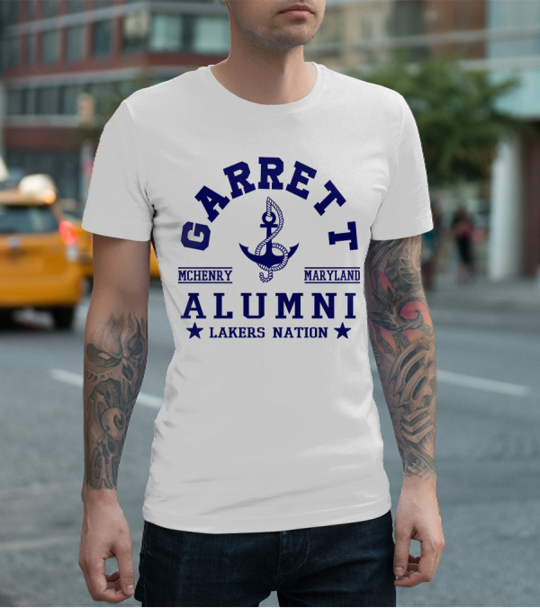 Garrett Alumni McHenry Maryland Lakers Nation T-Shirt