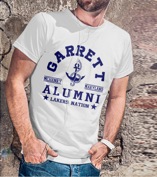 Garrett Alumni McHenry Maryland Lakers Nation T-Shirt