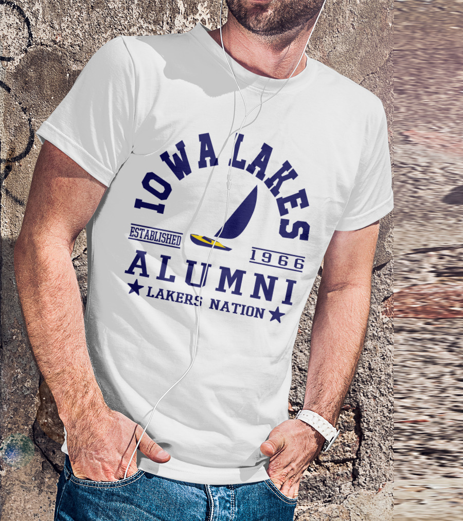 Iowa Lakes Alumni Established 1966 Lakers Nation T-Shirt