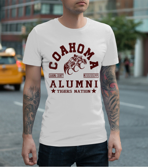 Coahoma County Mississippi Alumni Tigers Nation CCC T-Shirt