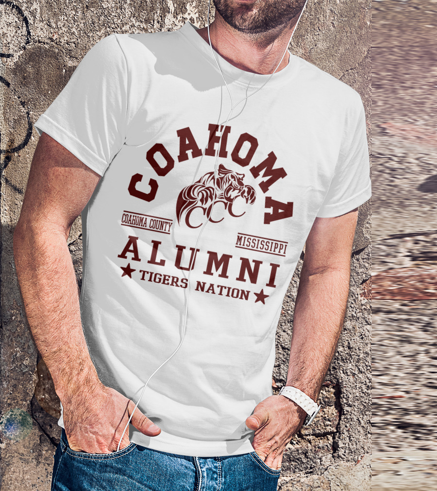 Coahoma County Mississippi Alumni Tigers Nation CCC T-Shirt