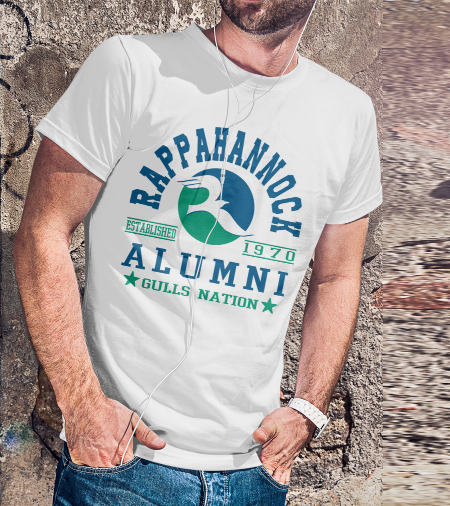 Rappahannock Alumni Established 1970 Gulls Nation T-Shirt