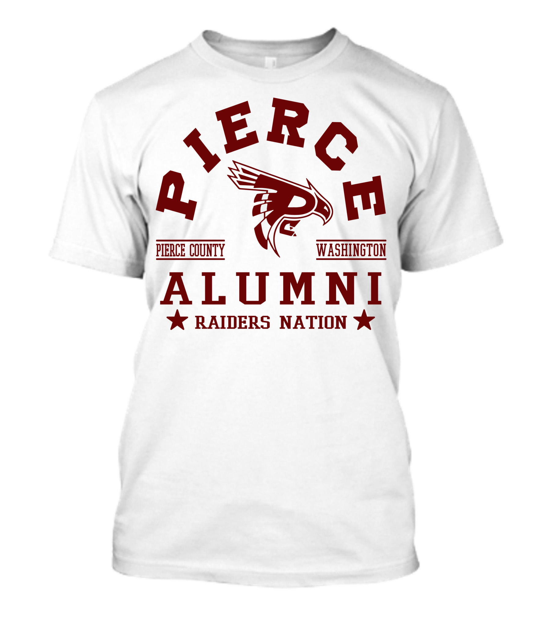 Pierce County Washington Alumni Raiders Nation T-Shirt