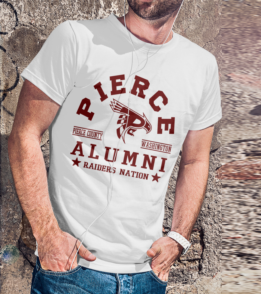 Pierce County Washington Alumni Raiders Nation T-Shirt