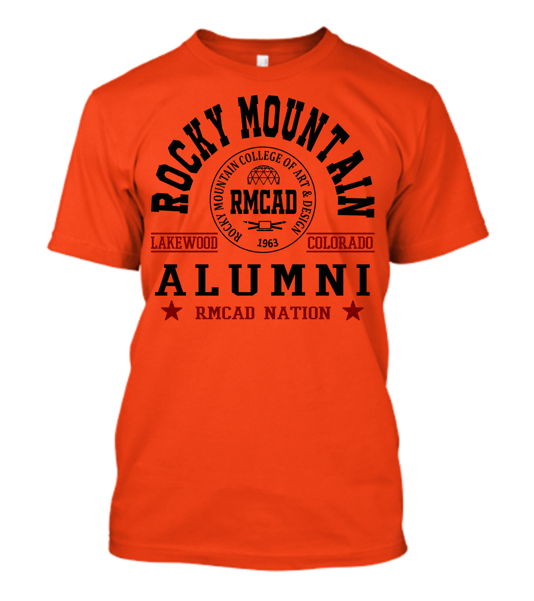 Rocky Mountain College Of Art And Design Alumni Lakewood Colorado RMCAD Nation T-Shirt
