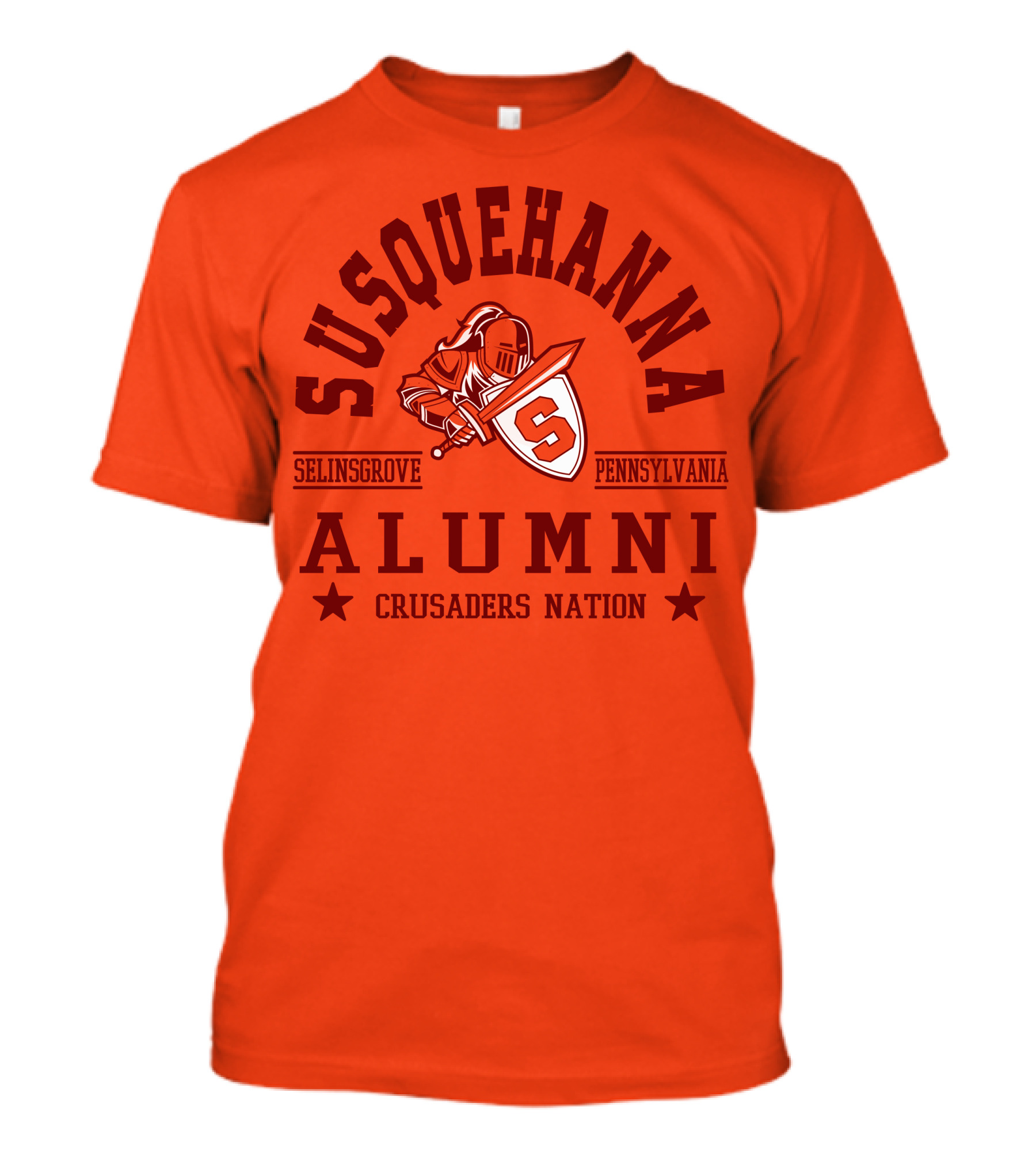 Susquehanna Alumni Crusaders Nation Selinsgrove Pennsylvania T-Shirt