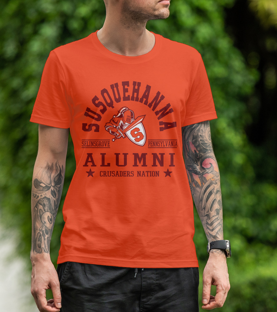 Susquehanna Alumni Crusaders Nation Selinsgrove Pennsylvania T-Shirt