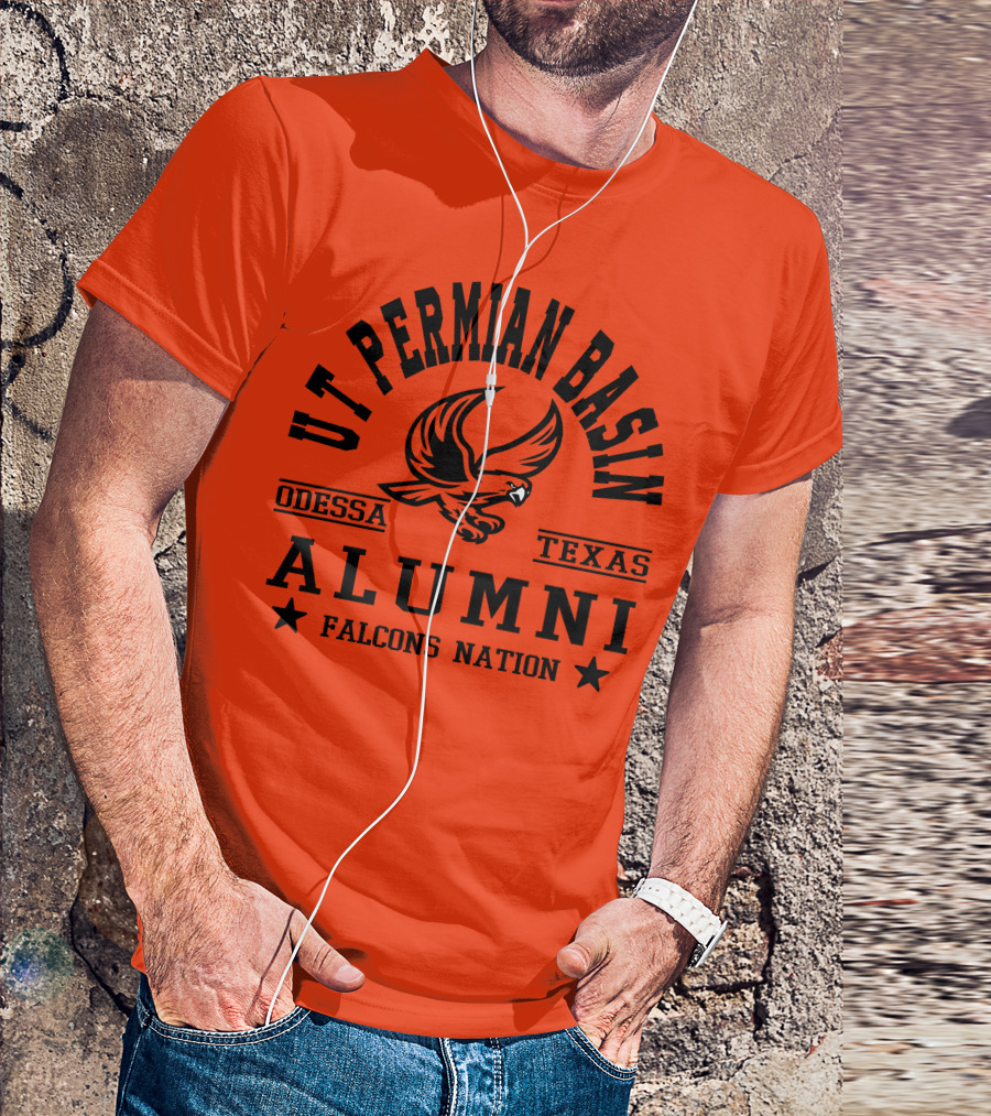UT Permian Basin Alumni Falcons Nation Odessa Texas T-Shirt