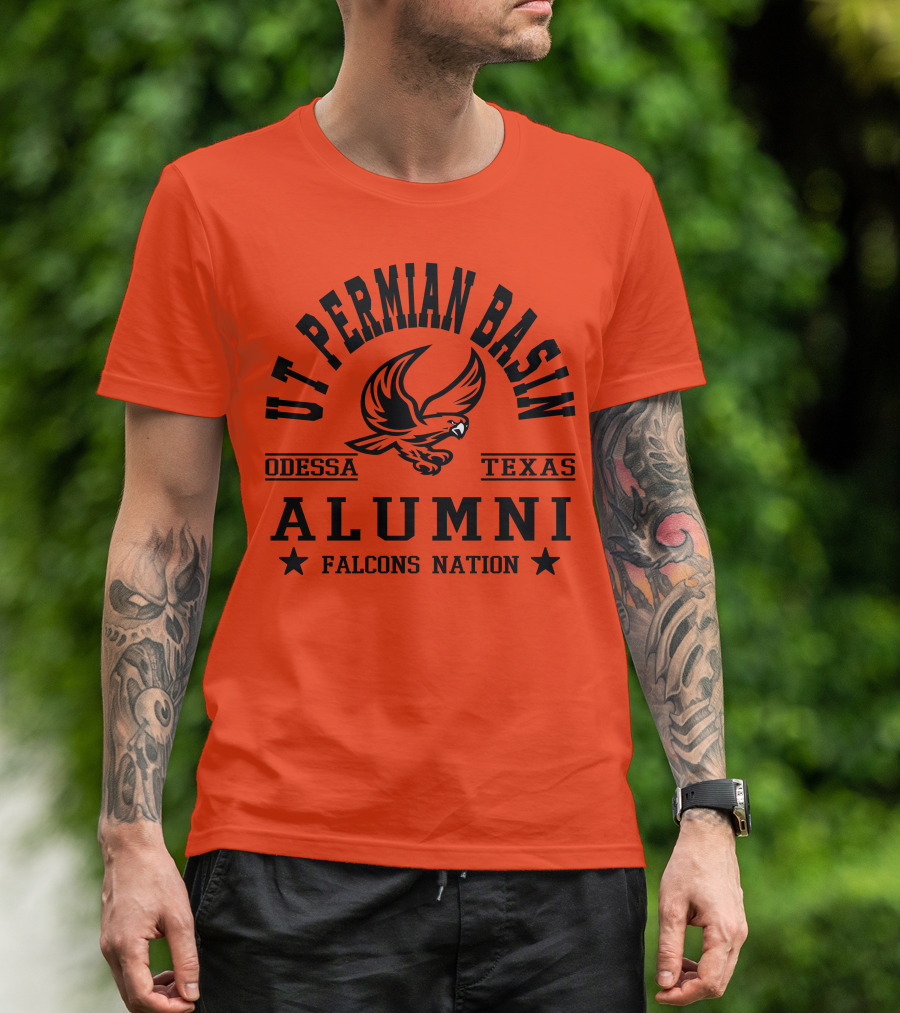 UT Permian Basin Alumni Falcons Nation Odessa Texas T-Shirt