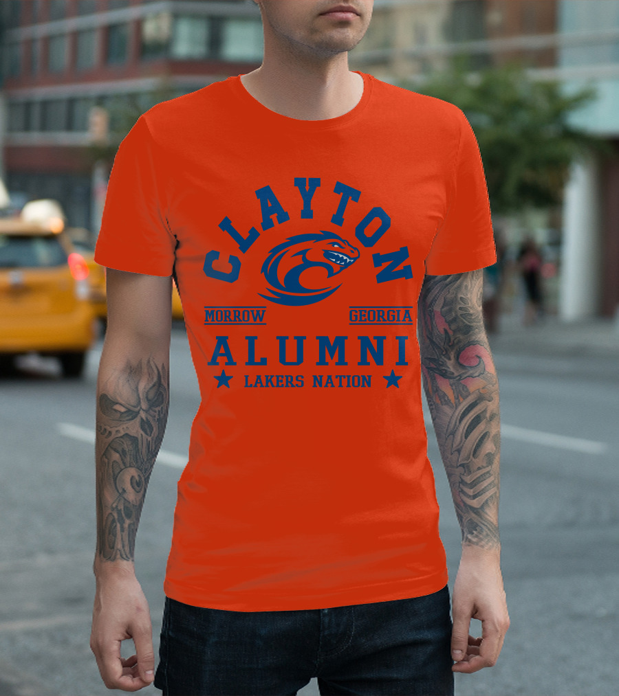Clayton Morrow Georgia Alumni Lakers Nation T-Shirt