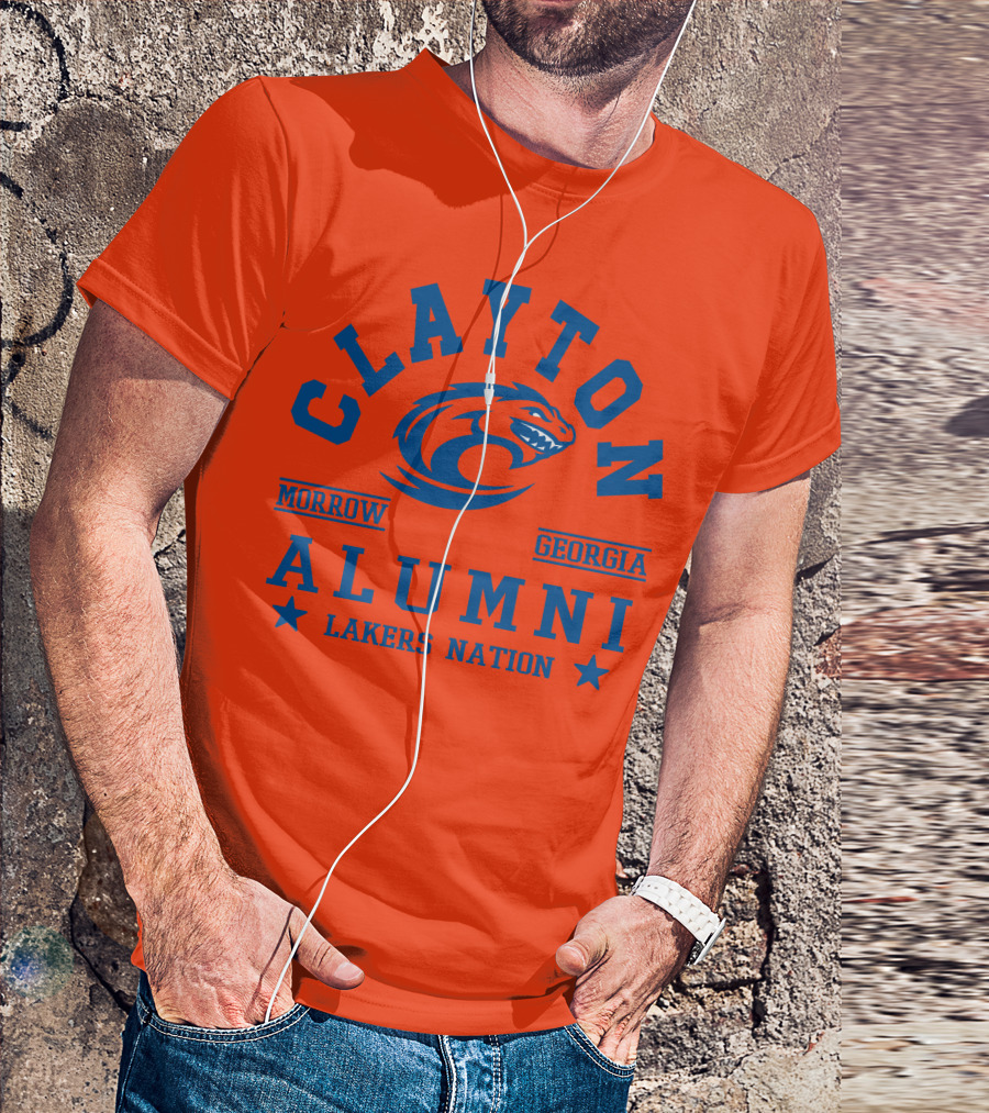 Clayton Morrow Georgia Alumni Lakers Nation T-Shirt