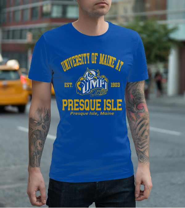 University Of Maine At Presque Isle Owls Est. 1903 Presque Isle Maine T-Shirt