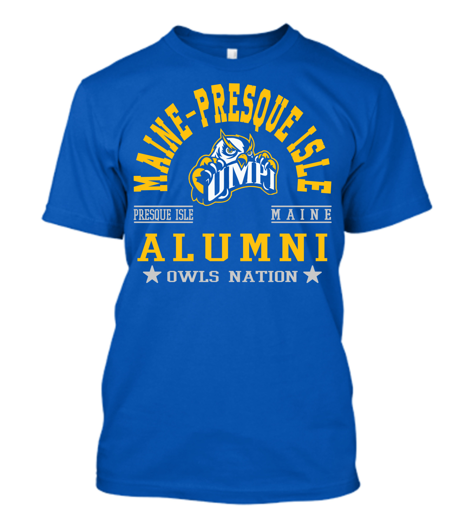Maine-Presque Isle Alumni Owls Nation UMPI Maine T-Shirt