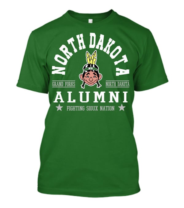 North Dakota Alumni Fighting Sioux Nation Grand Forks T-Shirt