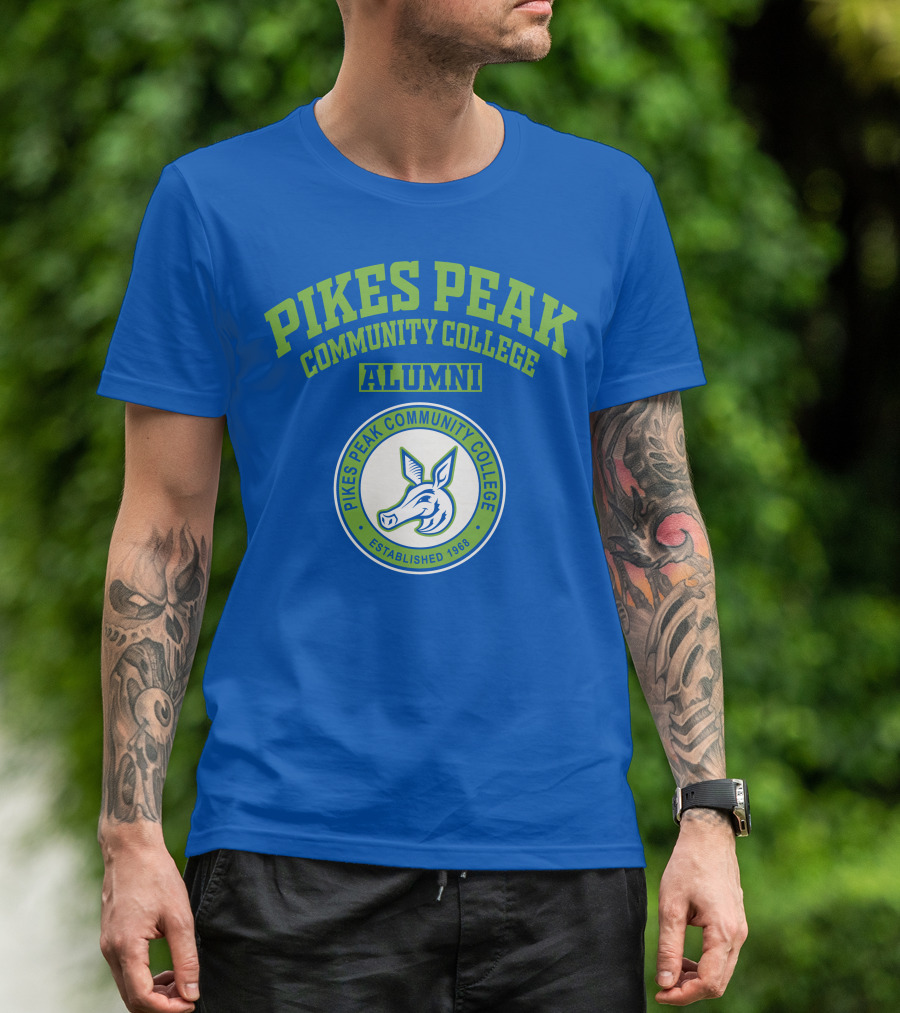 Pikes Peak Community College Alumni Established 1968 T-Shirt