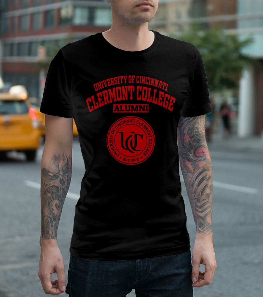 University of Cincinnati Clermont College Alumni UC Est. 1972 T-Shirt