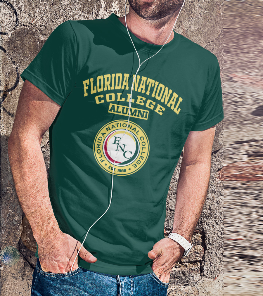 Florida National College Alumni FNC Est. 1988 T-Shirt
