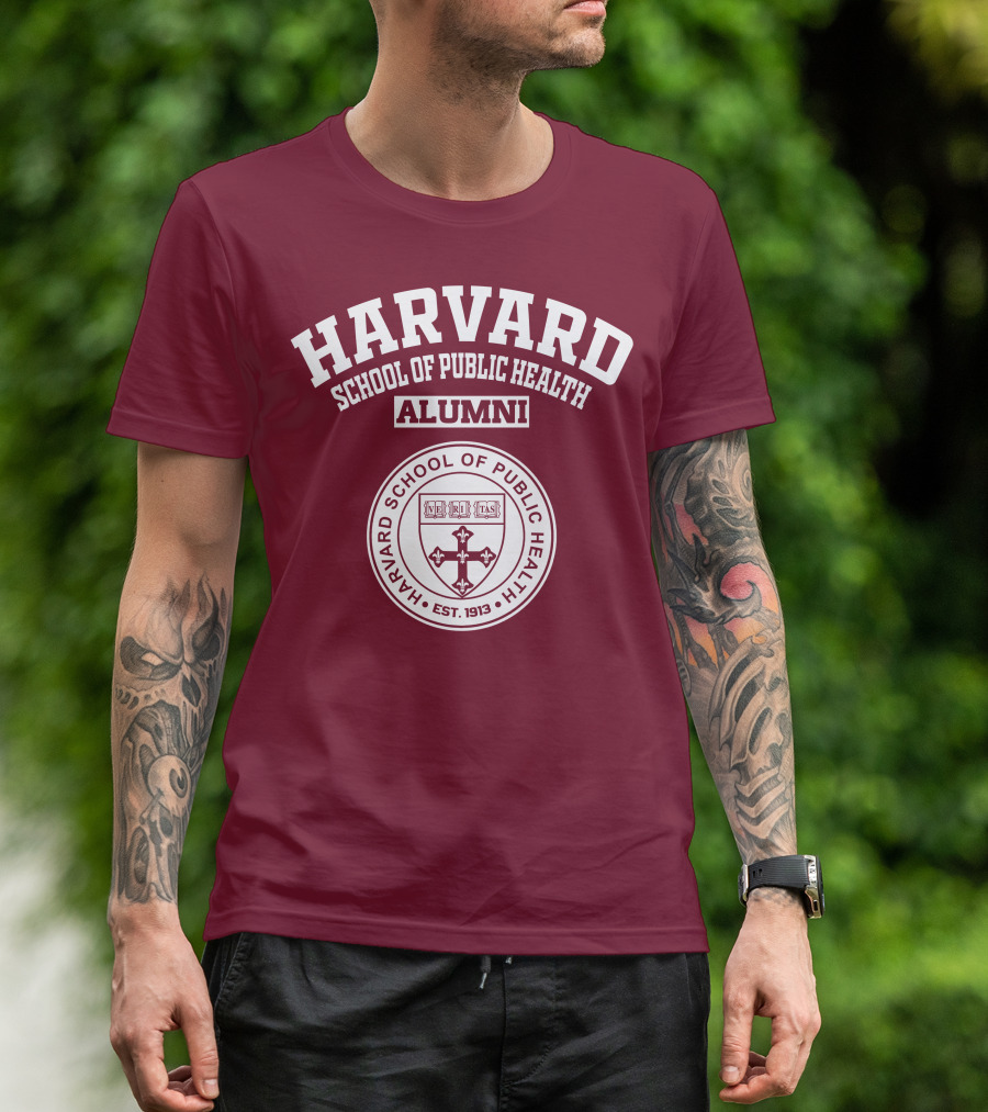 Harvard School Of Public Health Alumni Est. 1913 Seal T-Shirt