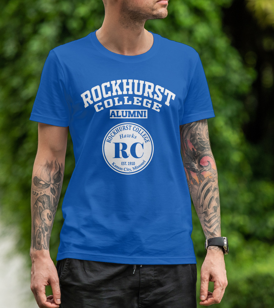 Rockhurst College Alumni Hawks RC Kansas City Missouri Est. 1910 T-Shirt