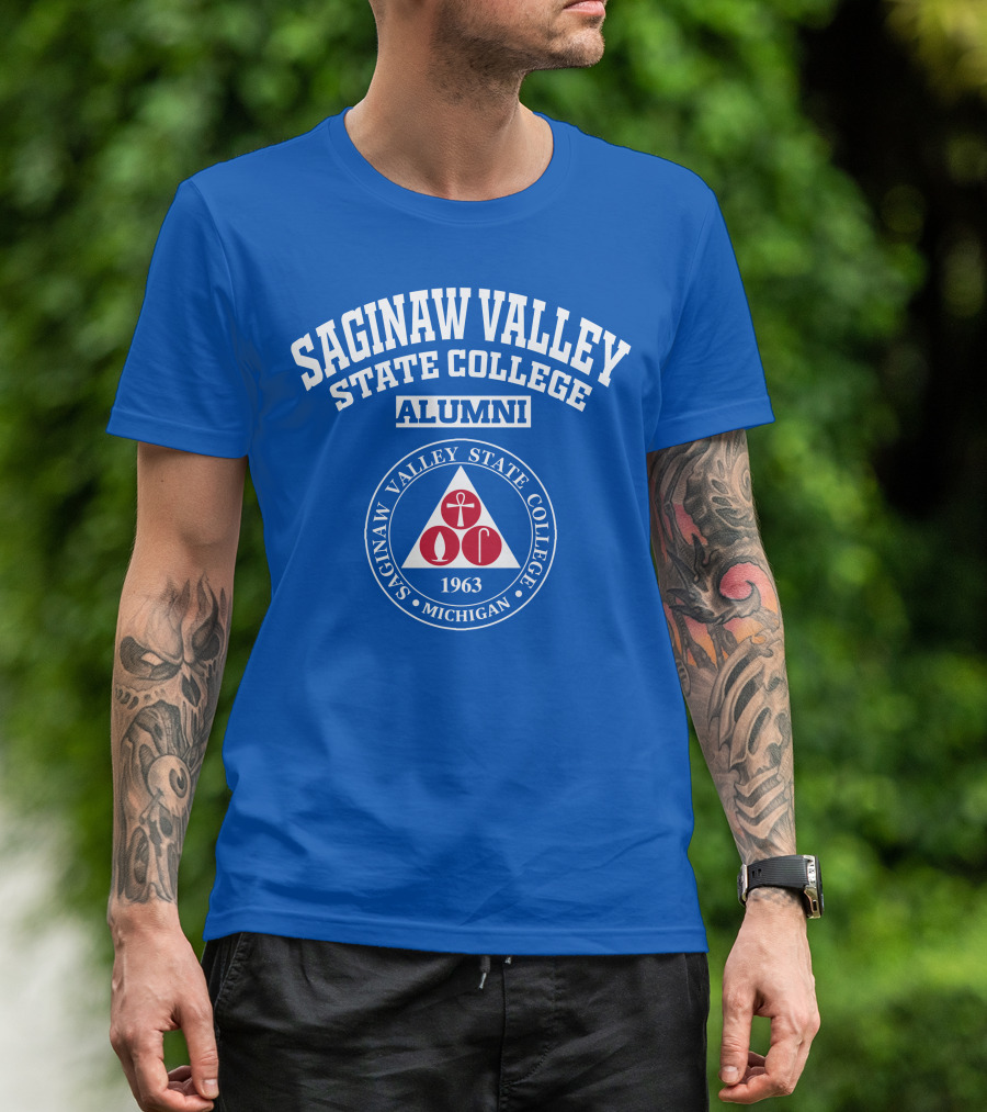 Saginaw Valley State College Alumni Michigan 1963 T-Shirt