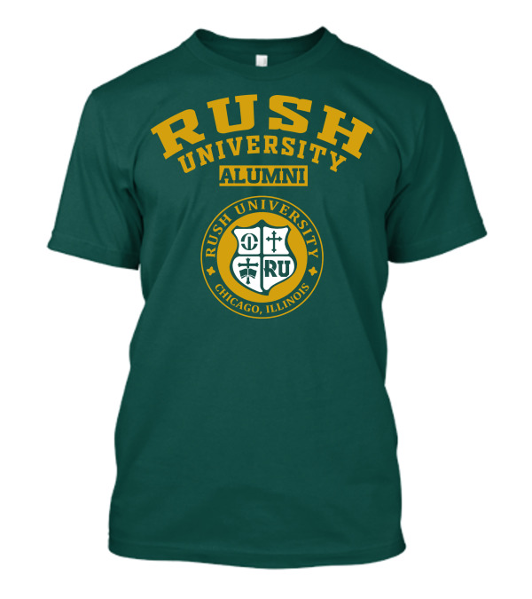 RUSH University Alumni Chicago Illinois Crest T-Shirt