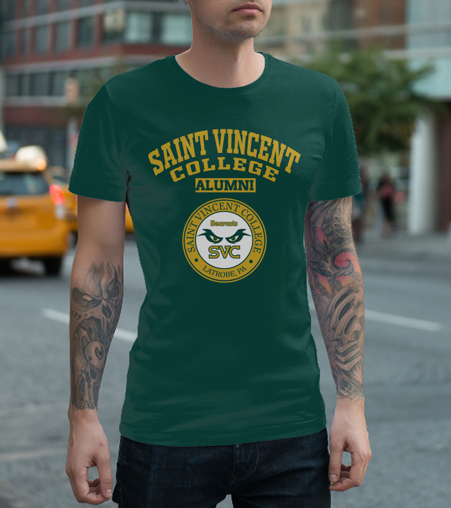 Saint Vincent College Alumni Bearcats SVC Latrobe PA T-Shirt