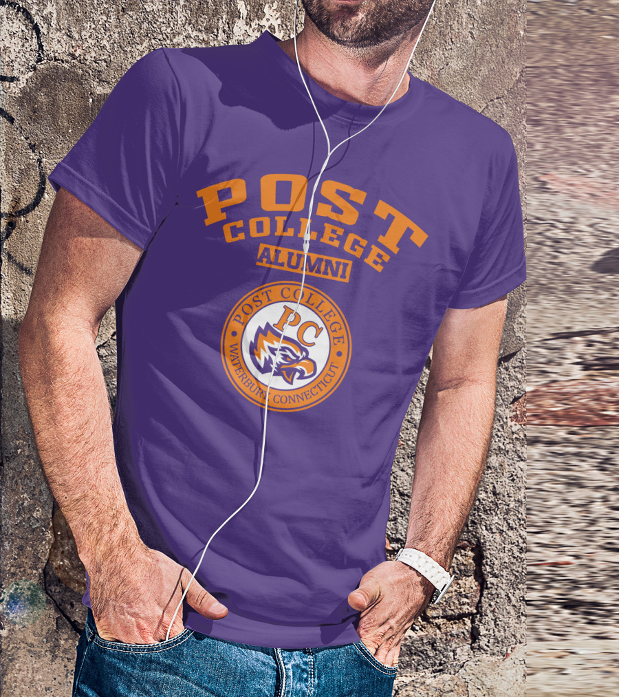POST COLLEGE ALUMNI PC WATERBURY CONNECTICUT EAGLE T-Shirt