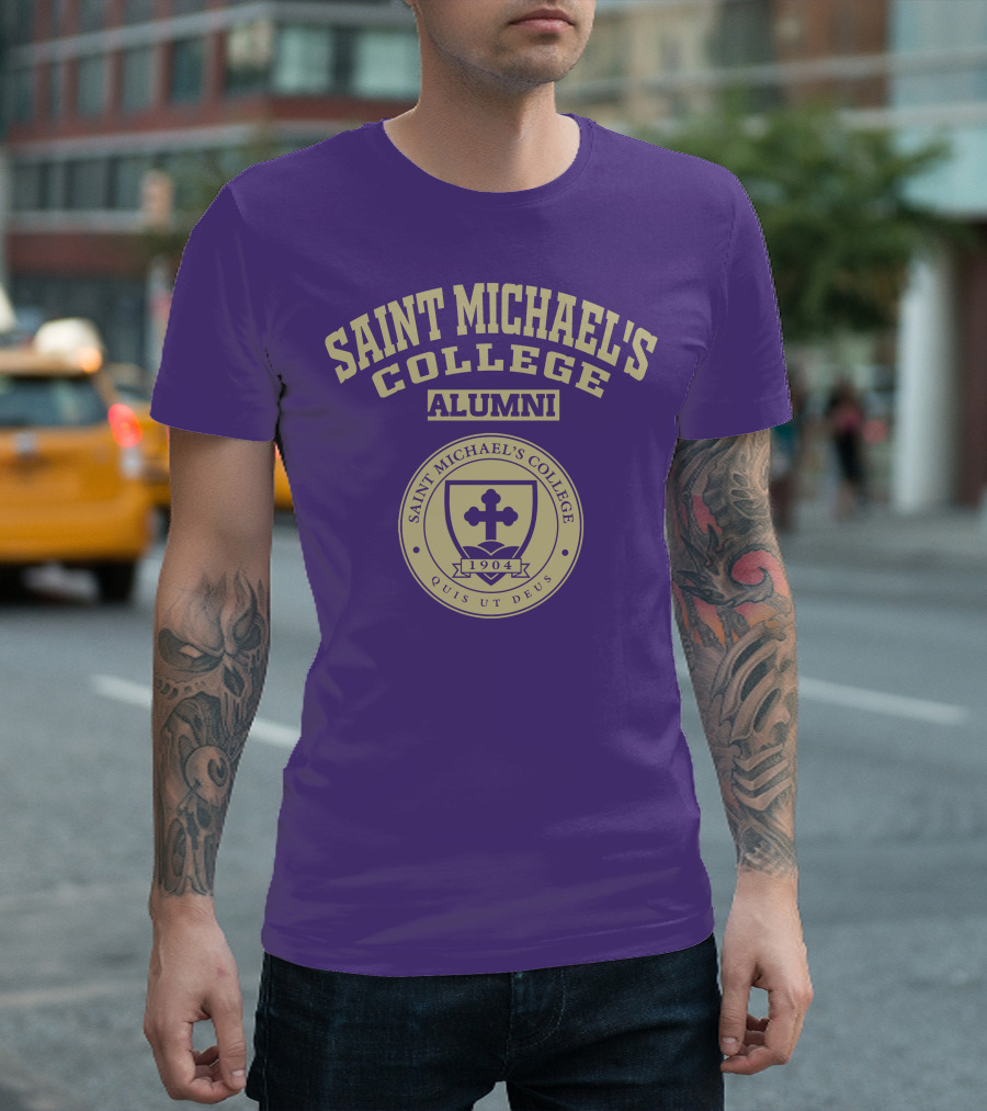 Saint Michael's College Alumni 1904 Quis Ut Deus T-Shirt