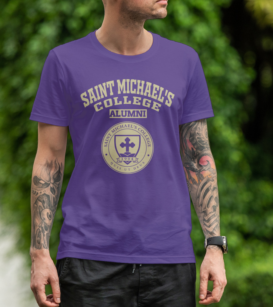 Saint Michael's College Alumni 1904 Quis Ut Deus T-Shirt