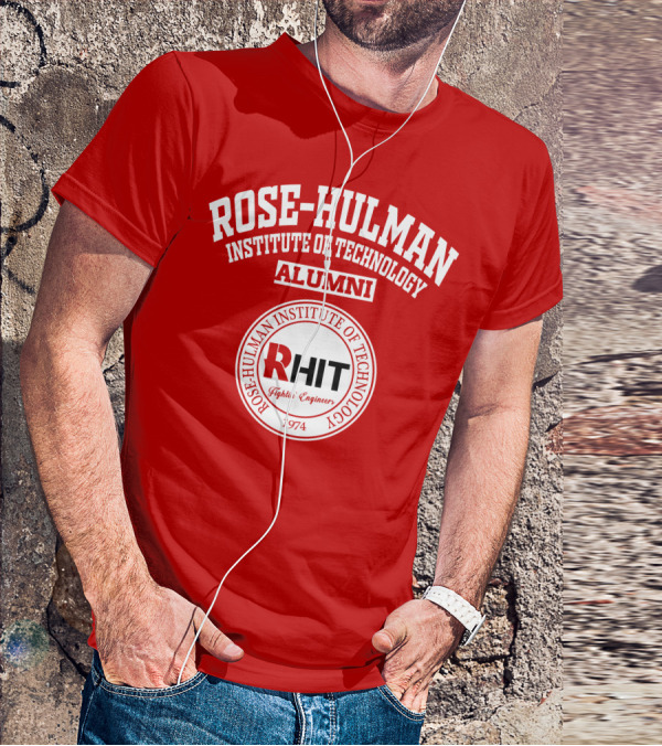 ROSE-HULMAN INSTITUTE OF TECHNOLOGY ALUMNI RHIT FIGHTIN' ENGINEERS 1974 T-Shirt