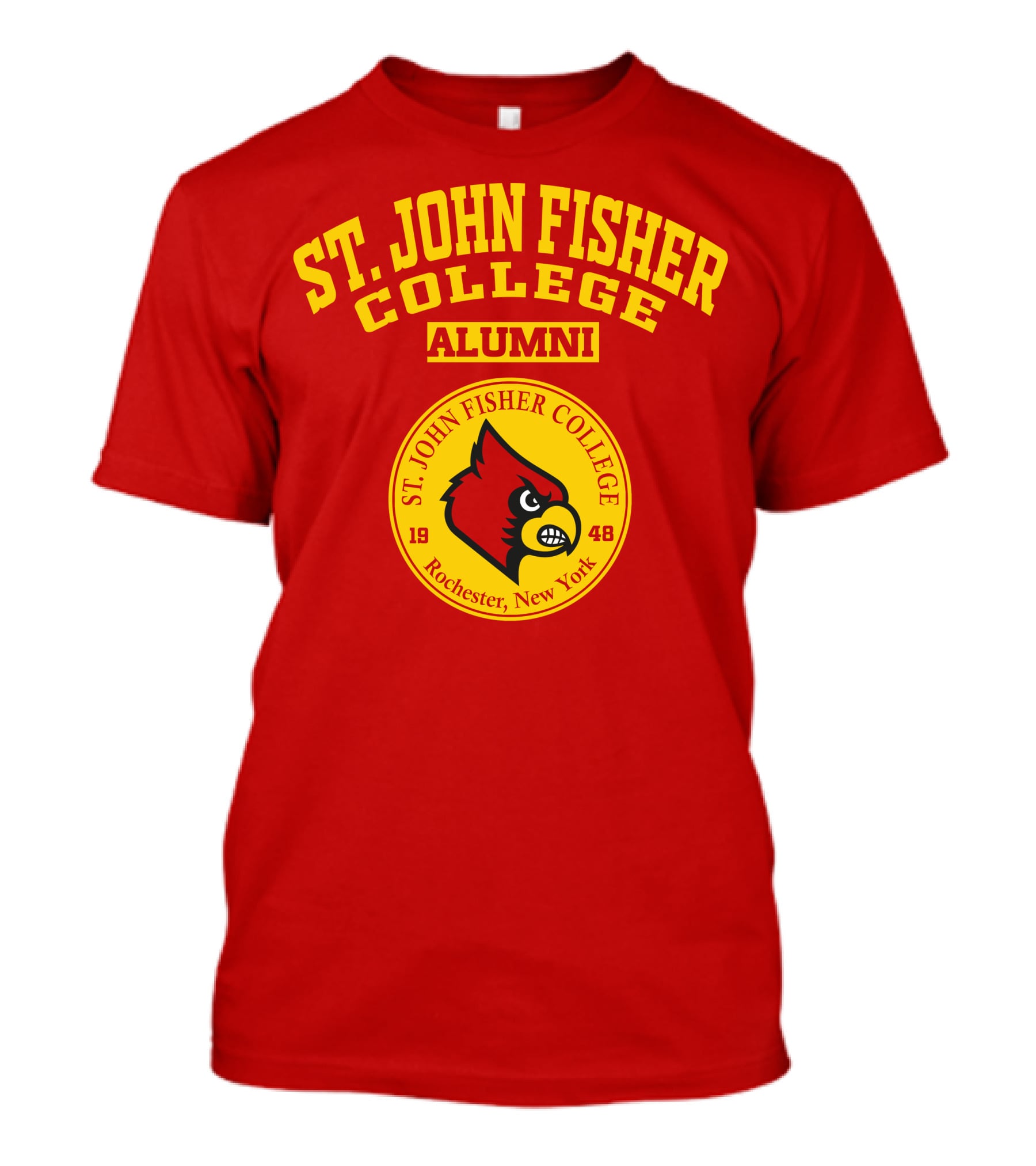 St. John Fisher College Alumni Cardinal Logo Rochester New York 1948 T-Shirt