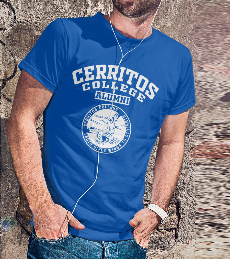Cerritos College Alumni Founded 1956 Truth Gives Wings To Strength T-Shirt