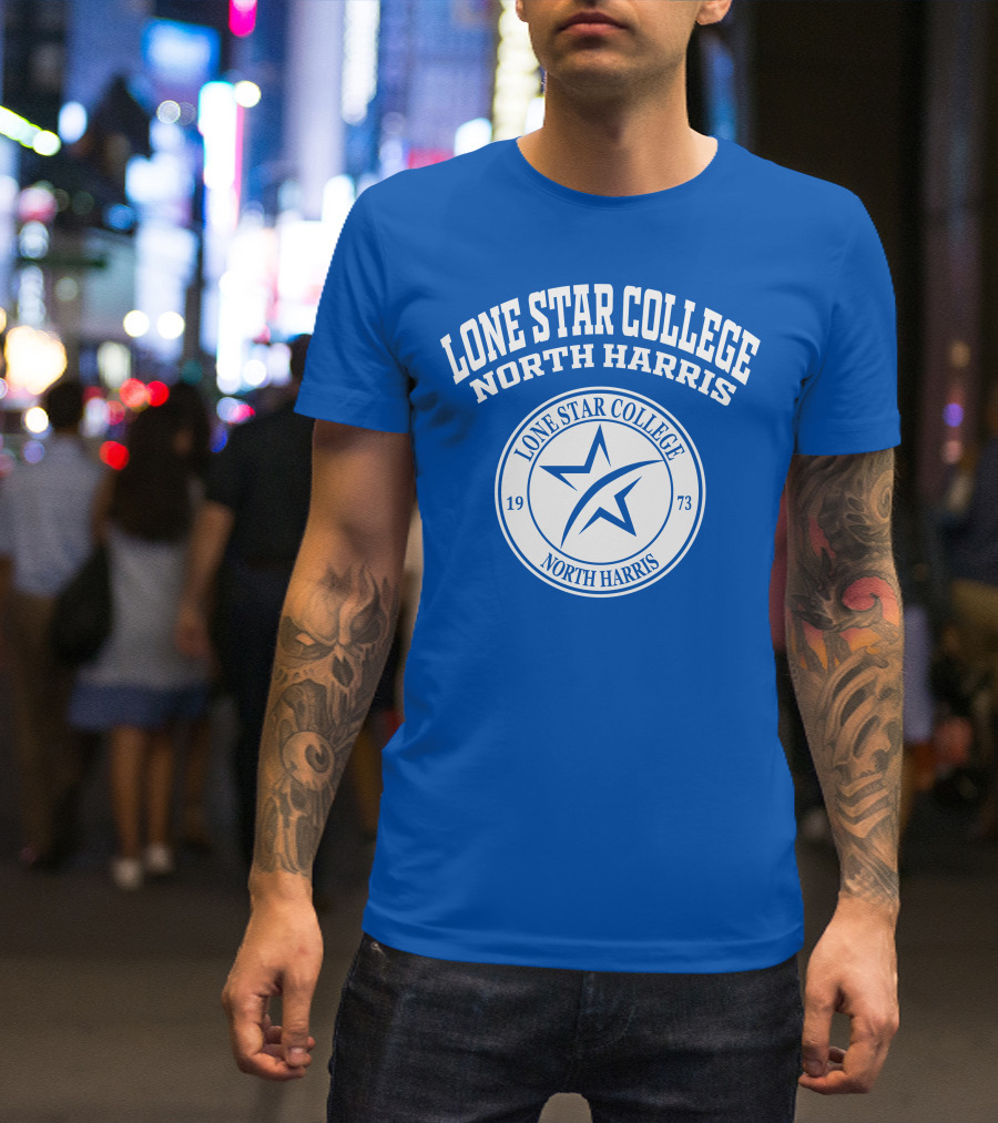Lone Star College North Harris 1973 Star Emblem T-Shirt