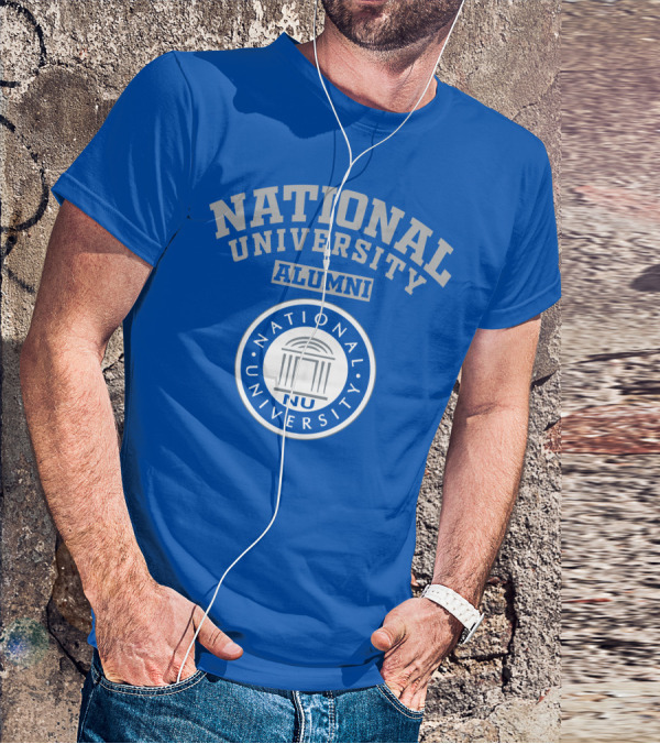 National University Alumni Seal NU T-Shirt