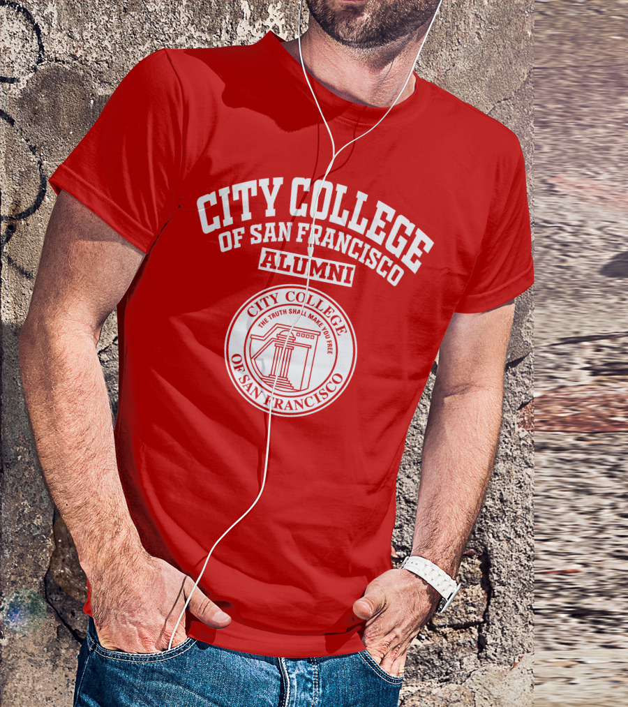 City College Of San Francisco Alumni Logo The Truth Shall Make You Free T-Shirt