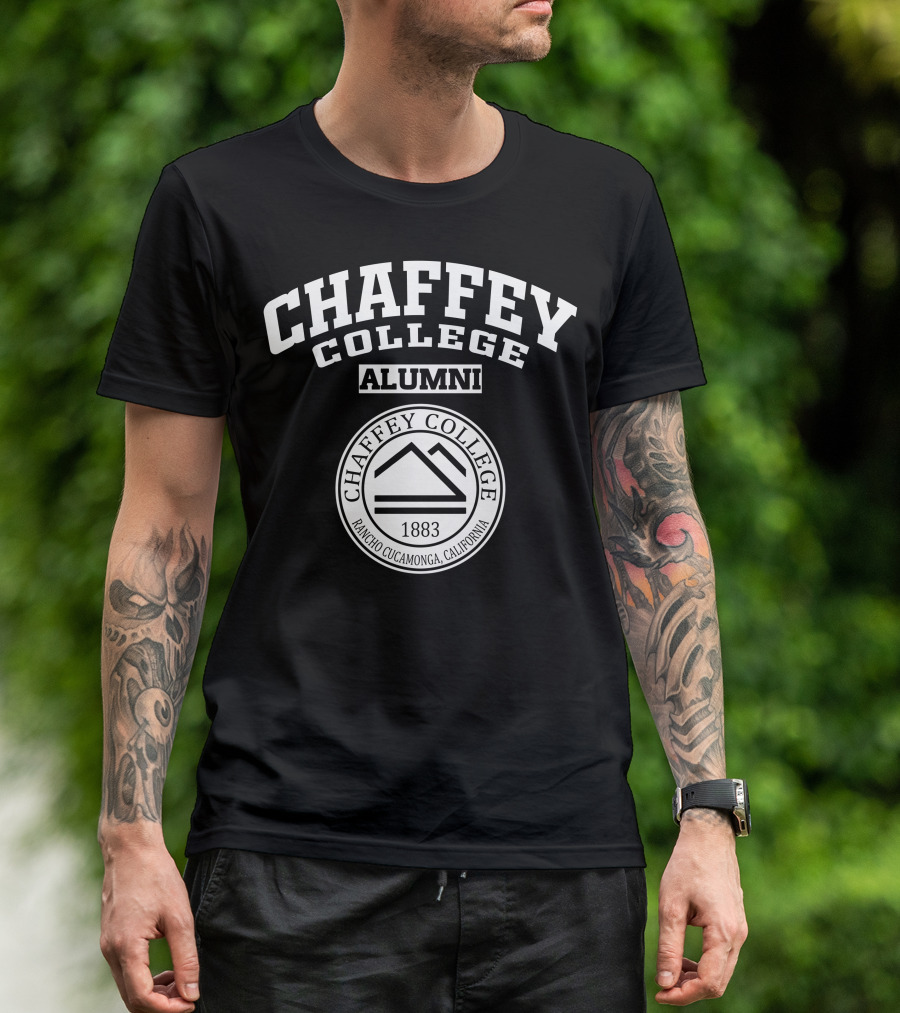 Chaffey College Alumni Rancho Cucamonga California 1883 T-Shirt
