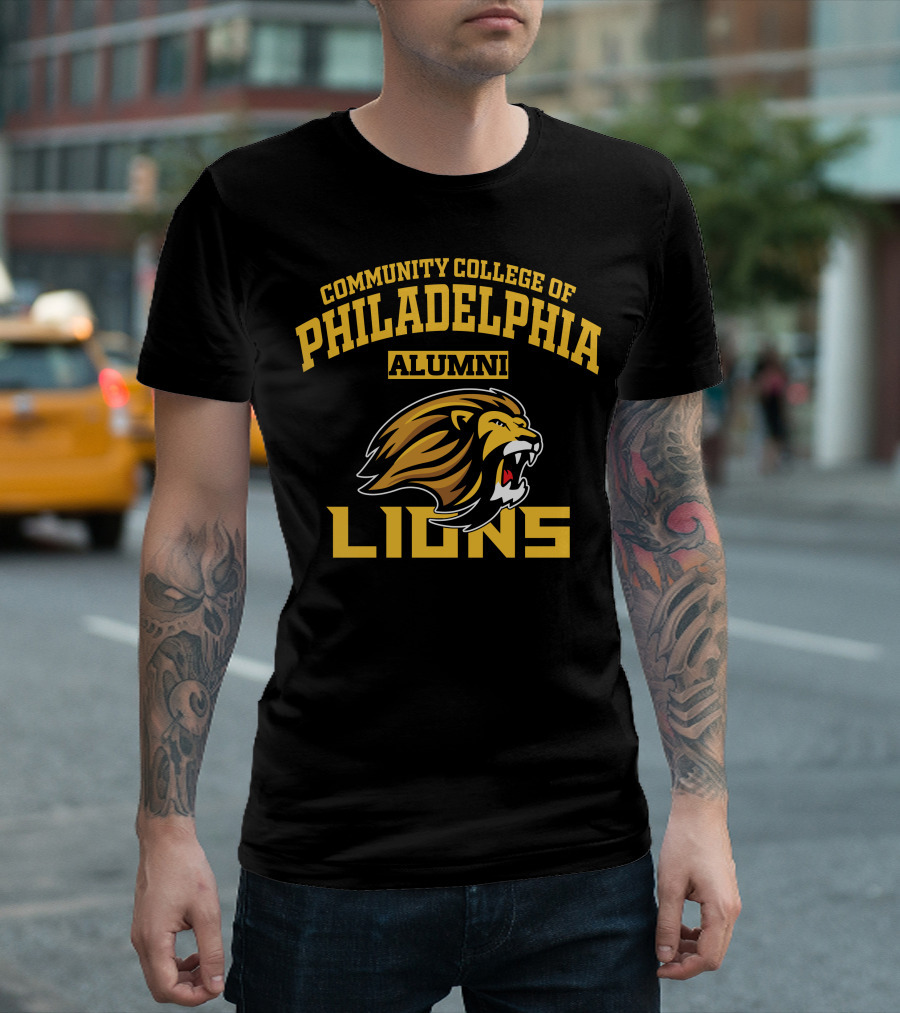 Community College of Philadelphia Alumni Lions T-Shirt