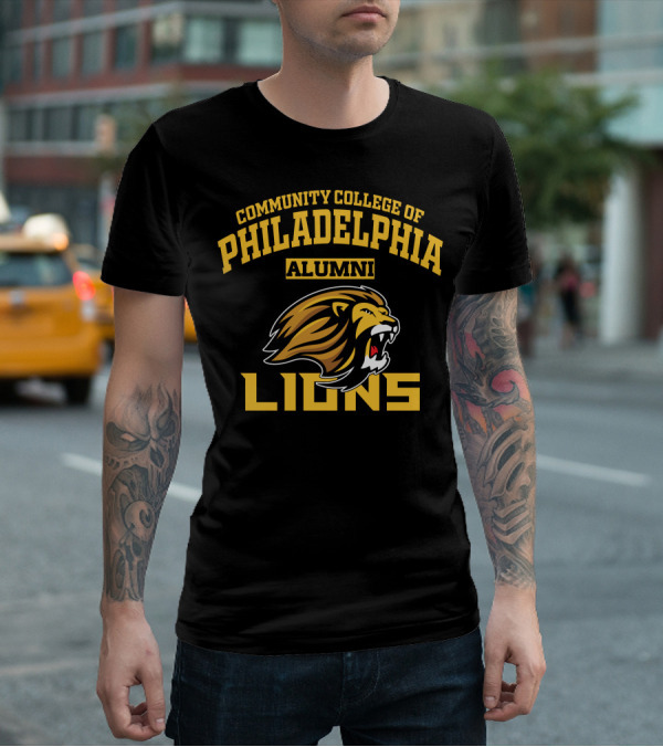 Community College Of Philadelphia Alumni Lions T-Shirt