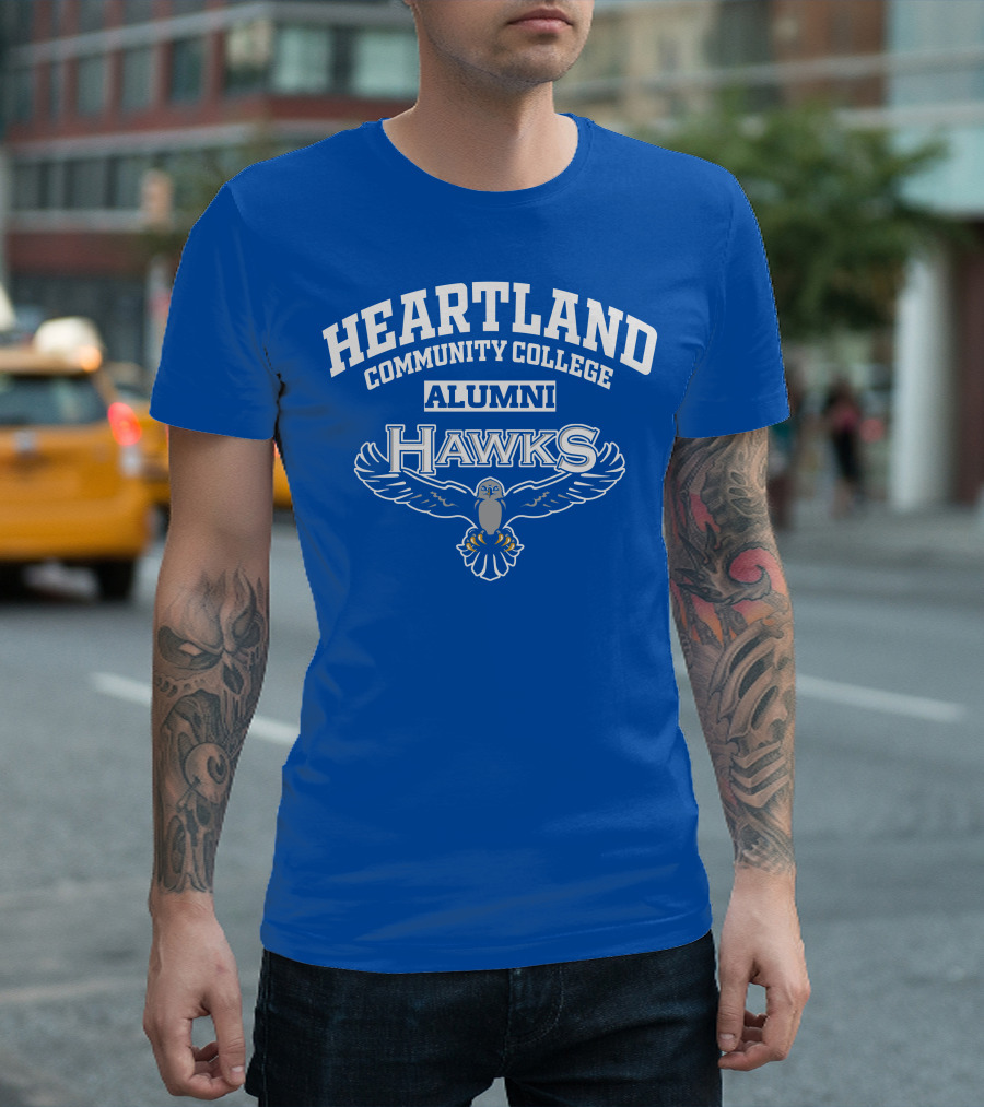Heartland Community College Alumni Hawks T-Shirt