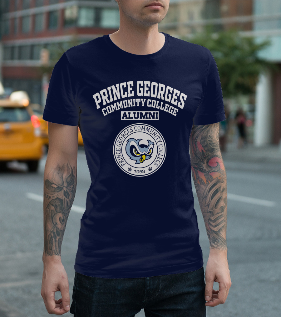 Prince Georges Community College Alumni 1958 Owl T-Shirt