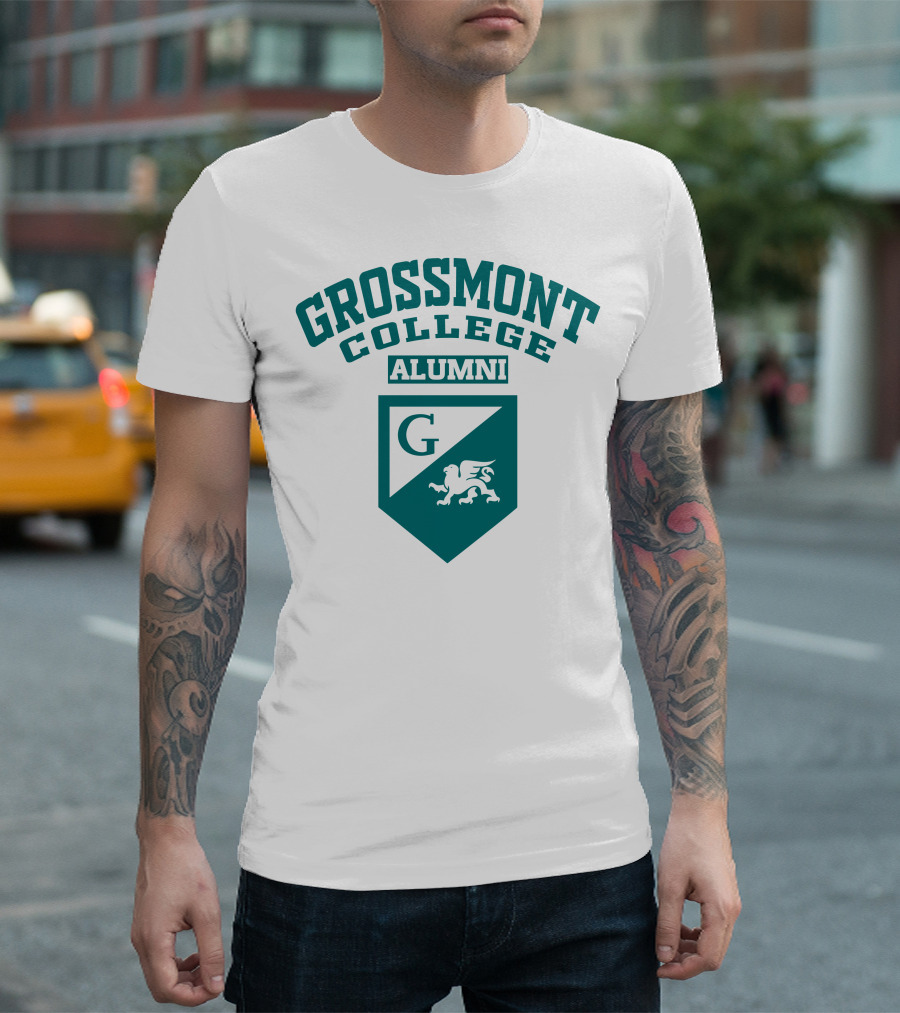 Grossmont College Alumni Griffin Shield Emblem T-Shirt