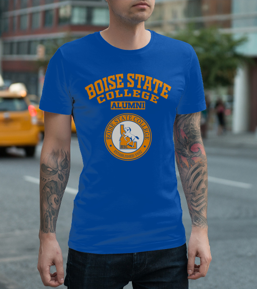 Boise State College Alumni BSC Established 1932 T-Shirt