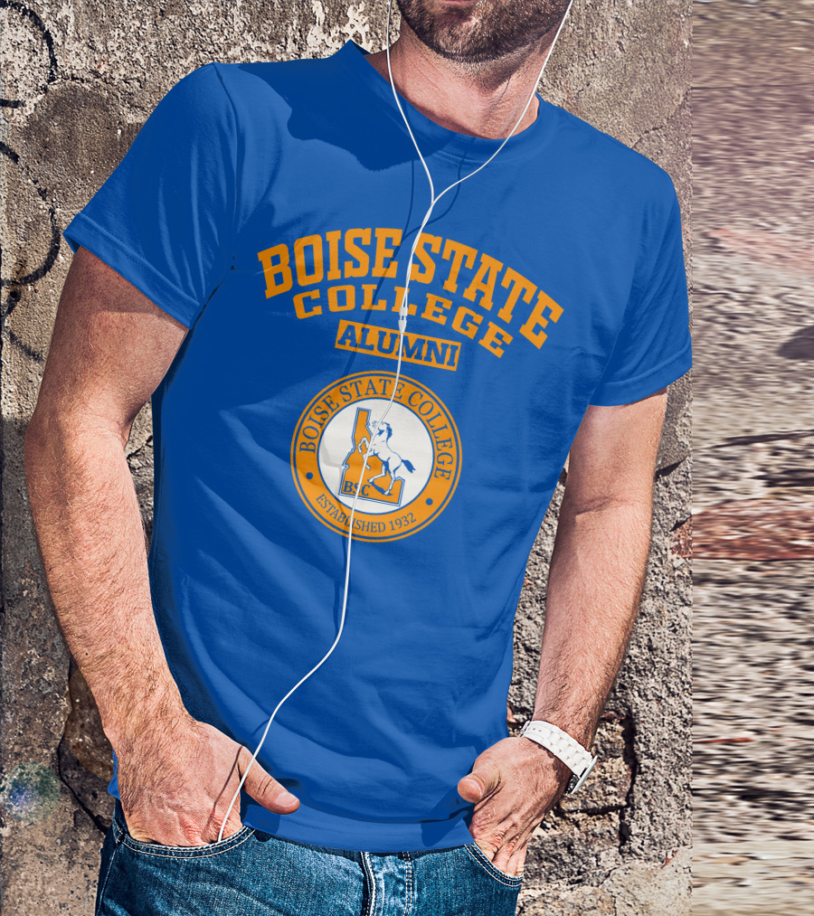Boise State College Alumni BSC Established 1932 T-Shirt