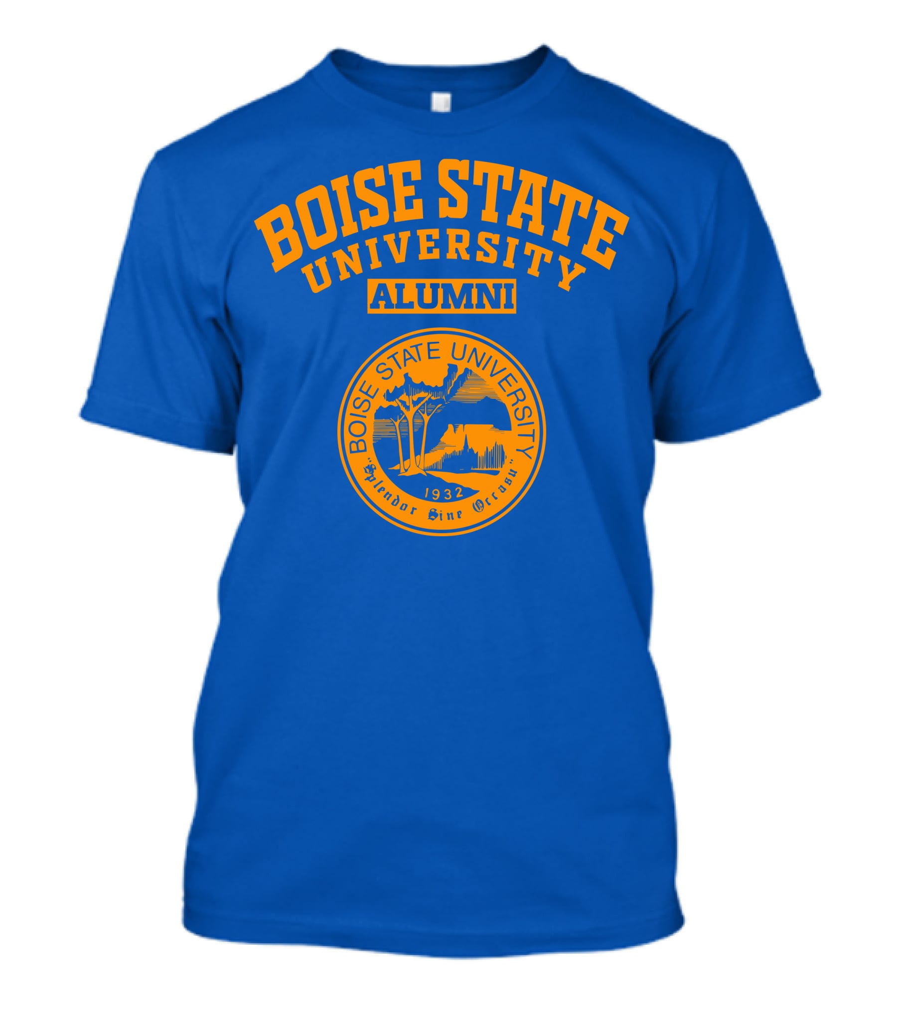 Boise State University Alumni 1932 Splendor Sine Occasu Seal T-Shirt