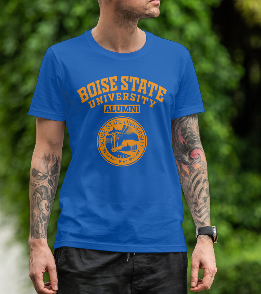 Boise State University Alumni 1932 Splendor Sine Occasu Seal T-Shirt