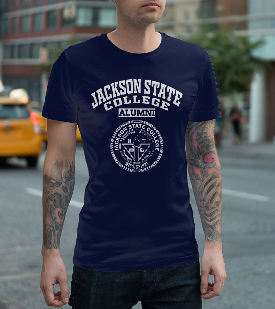 Jackson State College Alumni Mississippi 1877 Seal T-Shirt