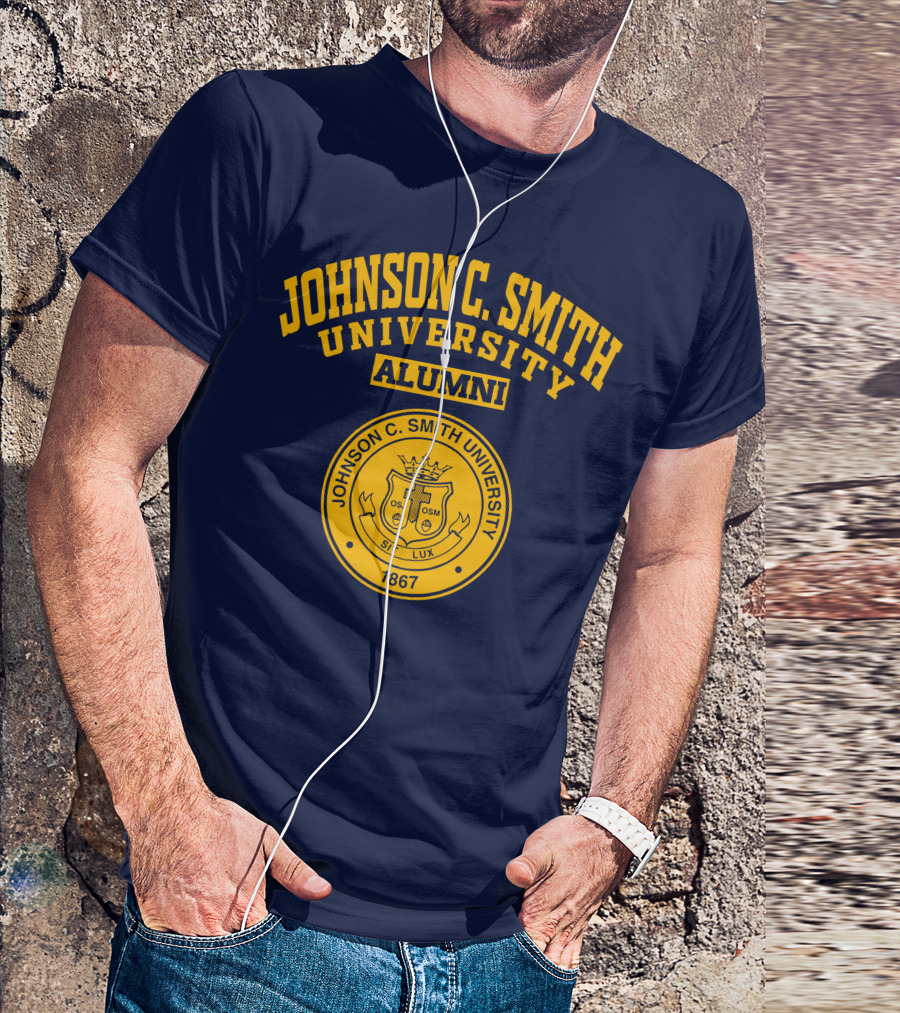 Johnson C Smith University Alumni 1867 Seal Sit Lux T-Shirt