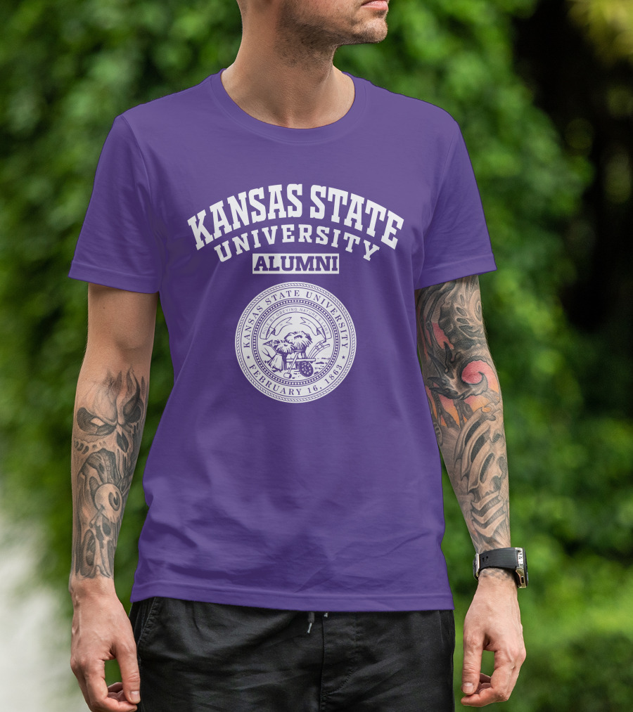 Kansas State University Alumni February 16 1863 Seal T-Shirt